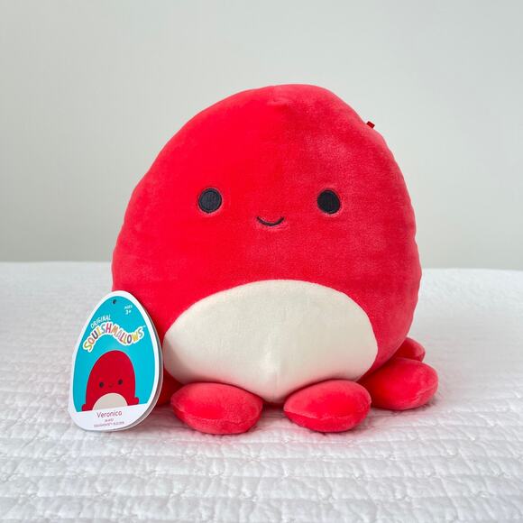 New Squishmallows Veronica the Octopus 7" Stuffed Plush - Picture 1 of 5